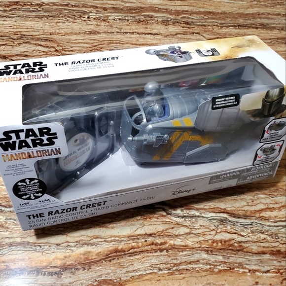 Star Wars Mandalorian The Razor Crest Kids Remote Control Toy - Picture 1 of 4
